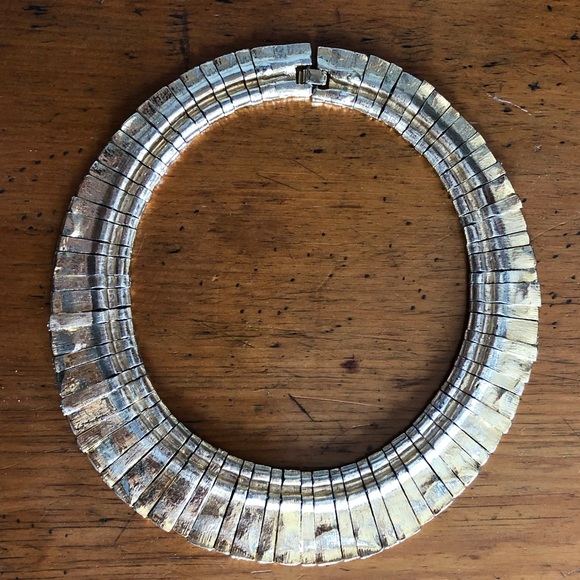 Vintage Les Bernard Gold Runway Choker - Picture 4 of 8